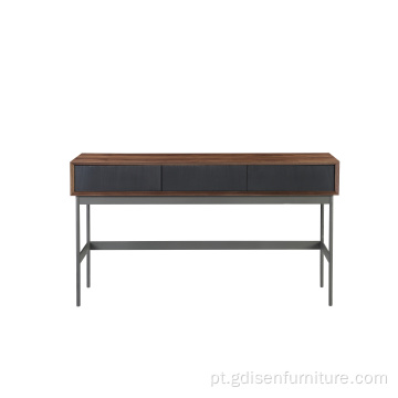 Design moderno de design de madeira retangular tabela de console